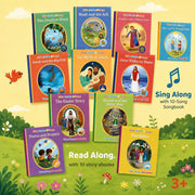 Bible story books and player
