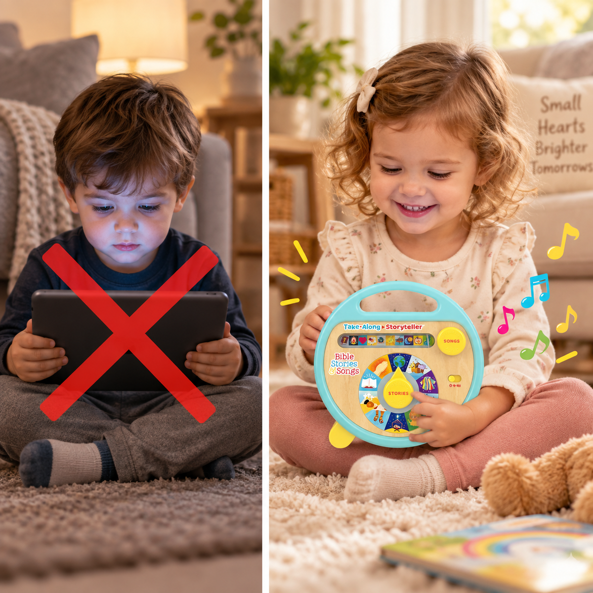Bible stories player as a gift