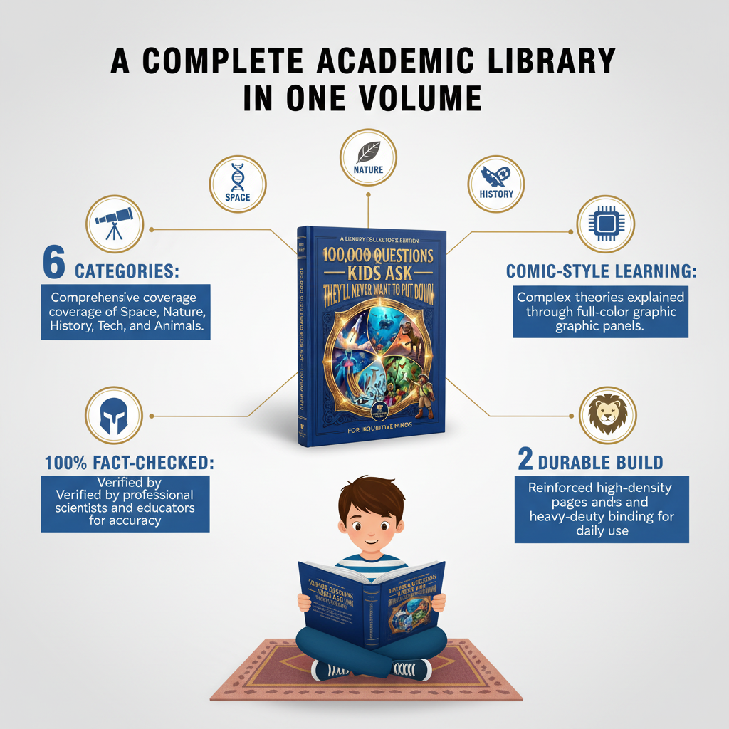 100,000 Questions Kids Ask — The Book They'll Never Want To Put Down