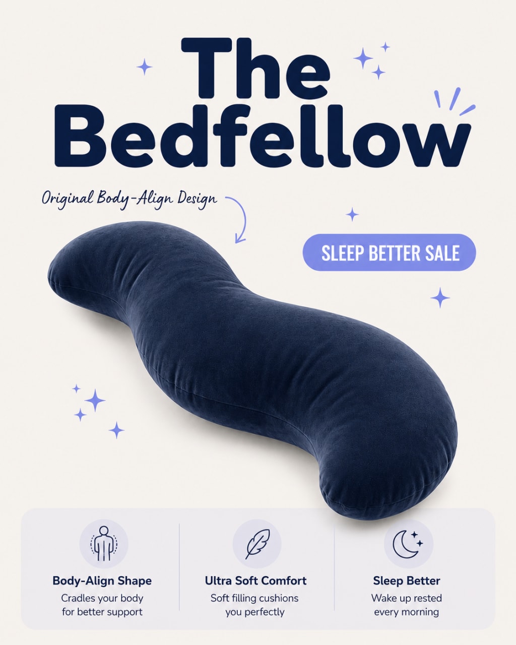 The Bedfellow Body Pillow