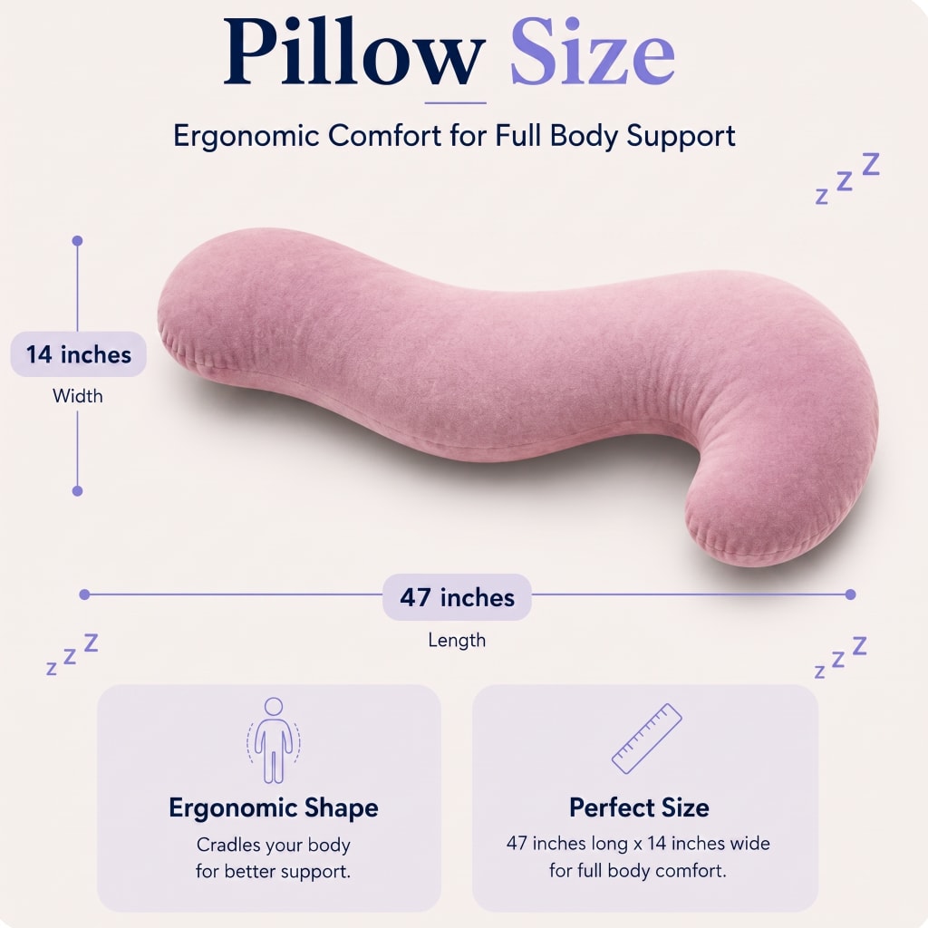 Bedfellow Plus+ Cooling Body Pillow