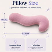 Bedfellow Plus+ Cooling Body Pillow