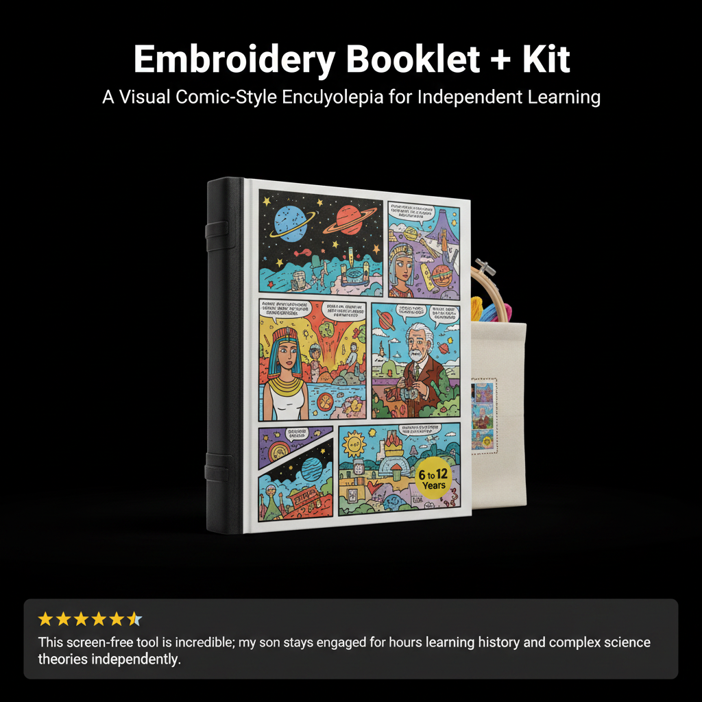 Embroidery Booklet + Kit