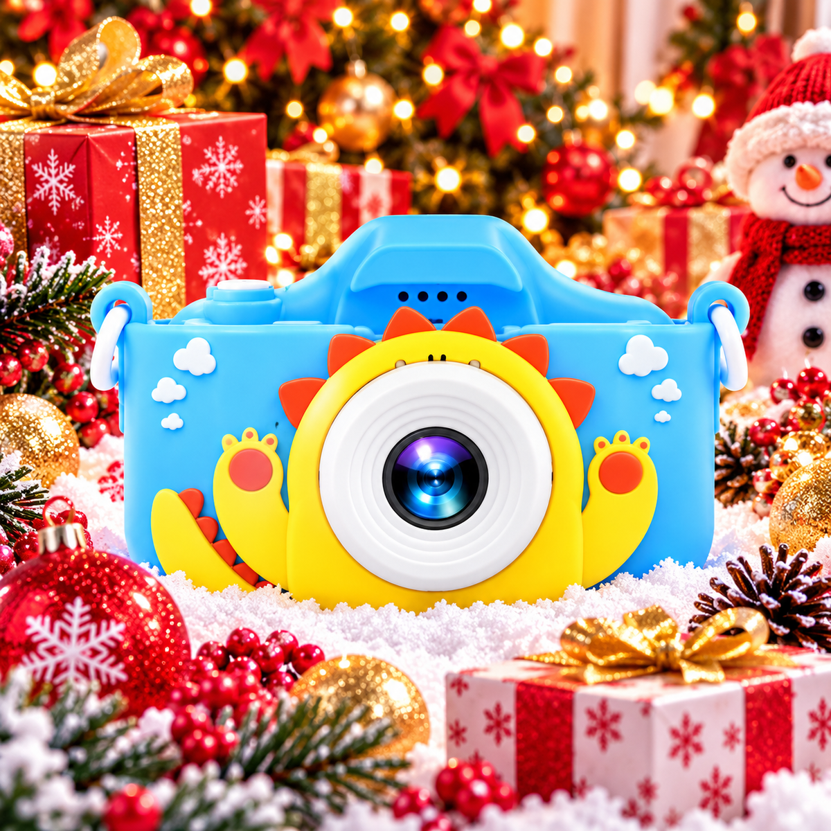 Snap Pals Kids Camera - Dino Blue