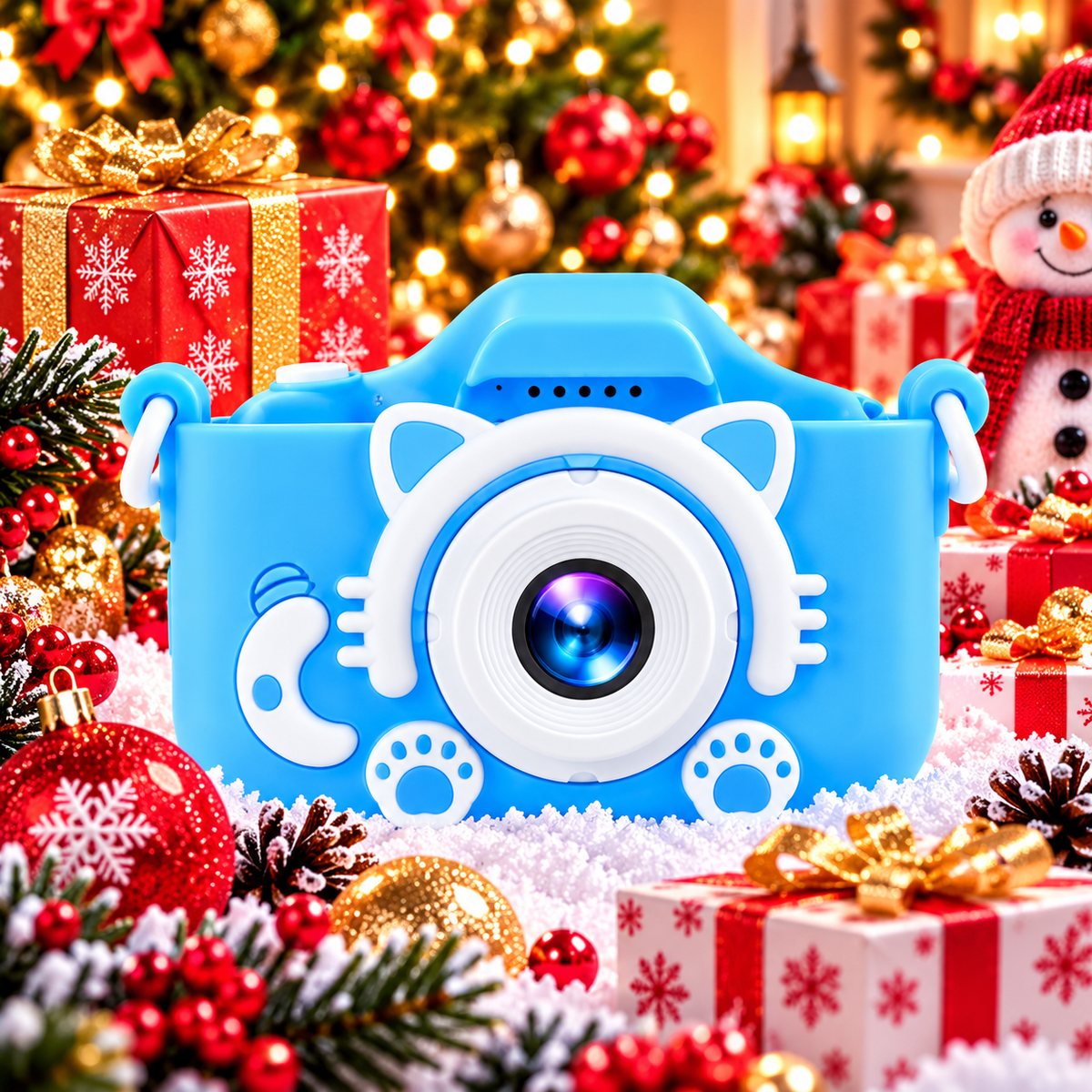 Snap Pals Kids Camera - Kitty Blue
