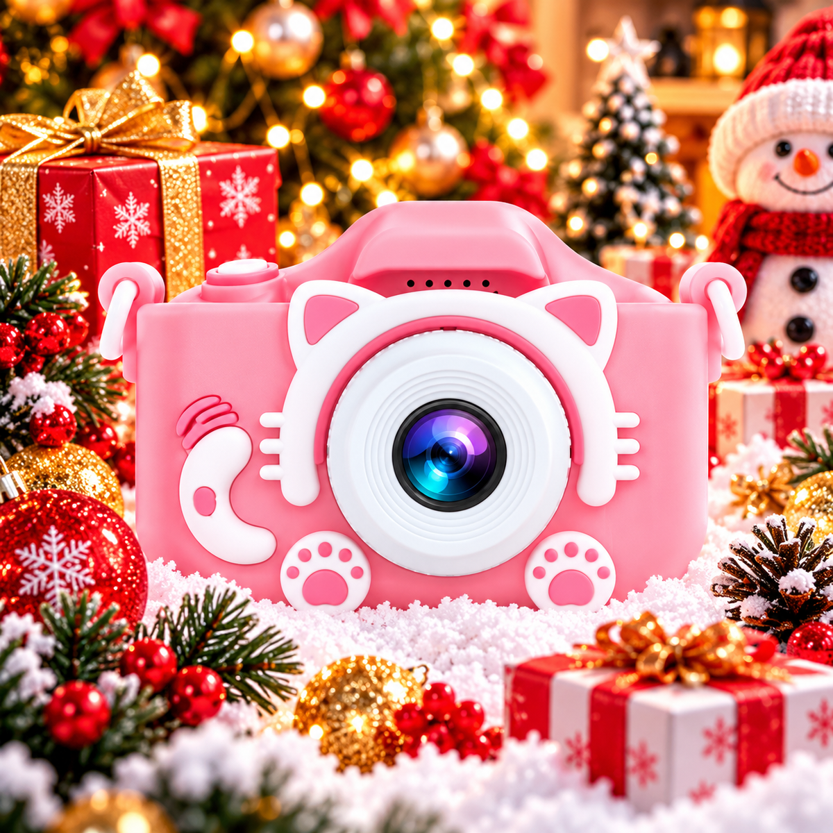 Snap Pals Kids Camera - Kitty Pink